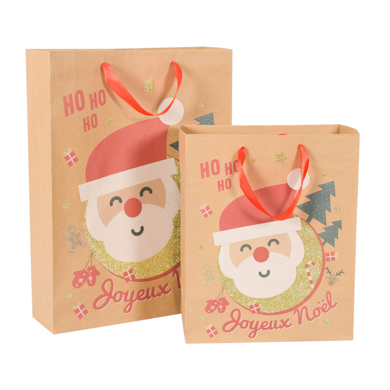 Sac cadeaux 'Tête Père Noël' - L'Incroyable